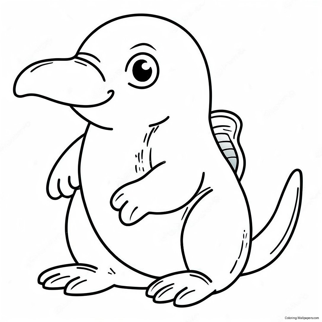 Platypus Coloring Page 42488