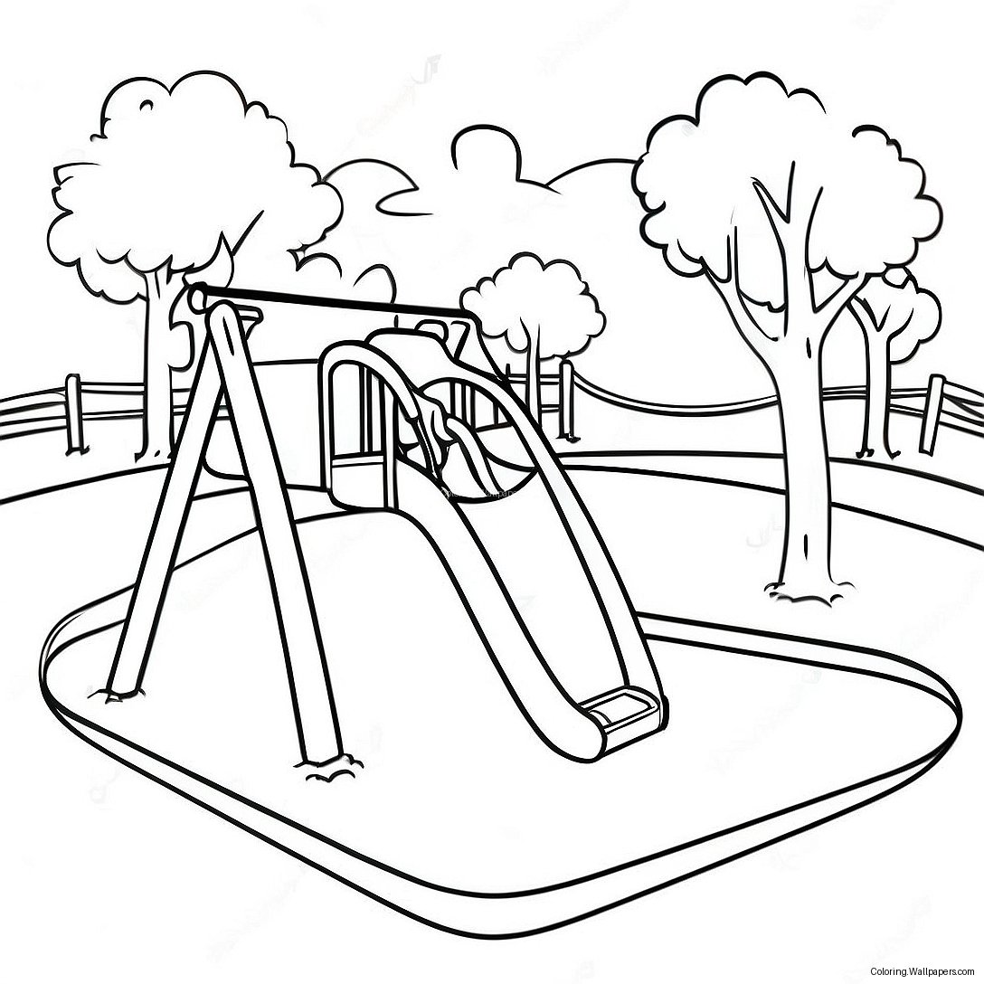 Spielplatz Spaß Ausmalbild 1327