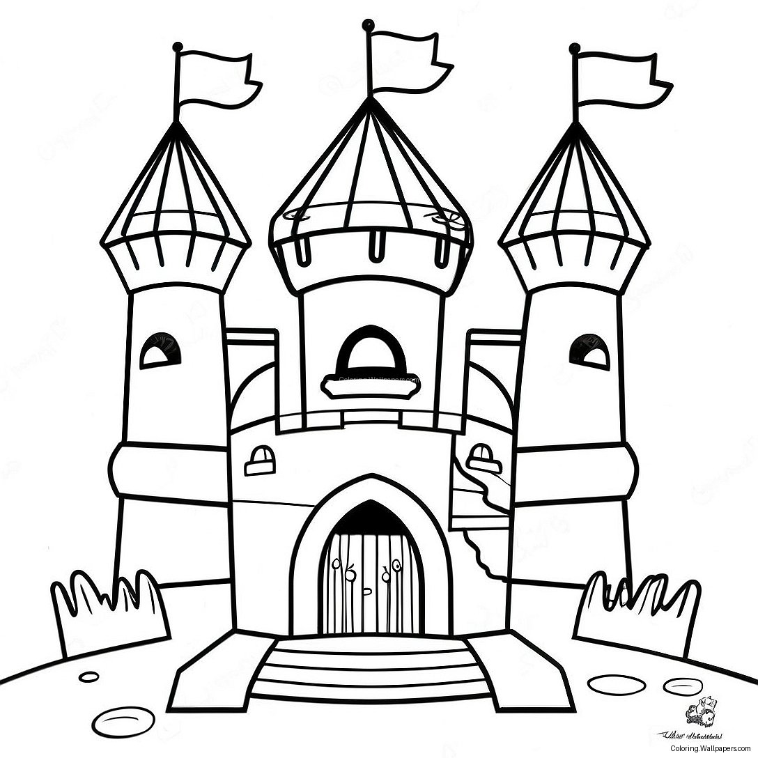 Playmobil Castle Adventure Coloring Page 27880