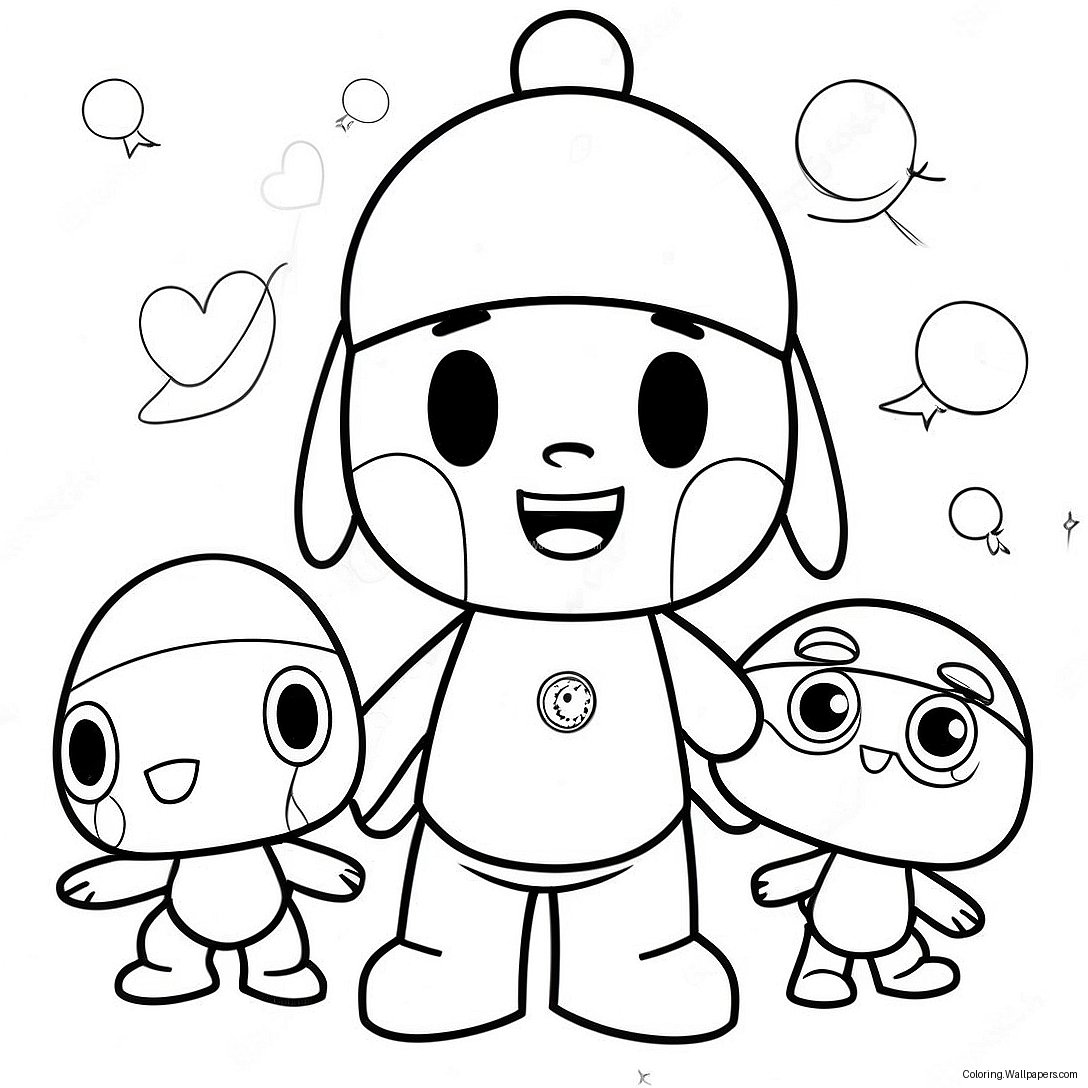 Página Para Colorir Da Aventura Do Pocoyo E Amigos 3565