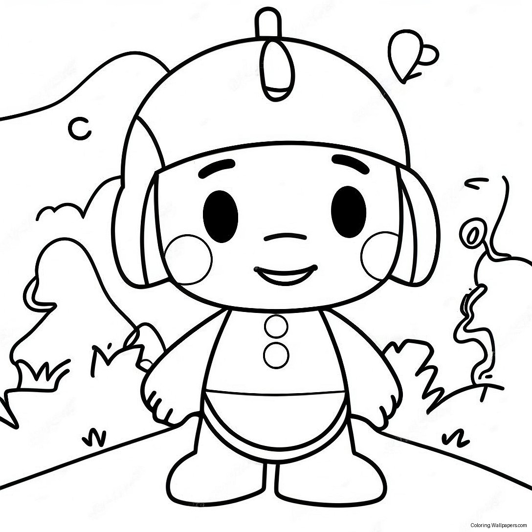 Pocoyo Coloring Page 3560