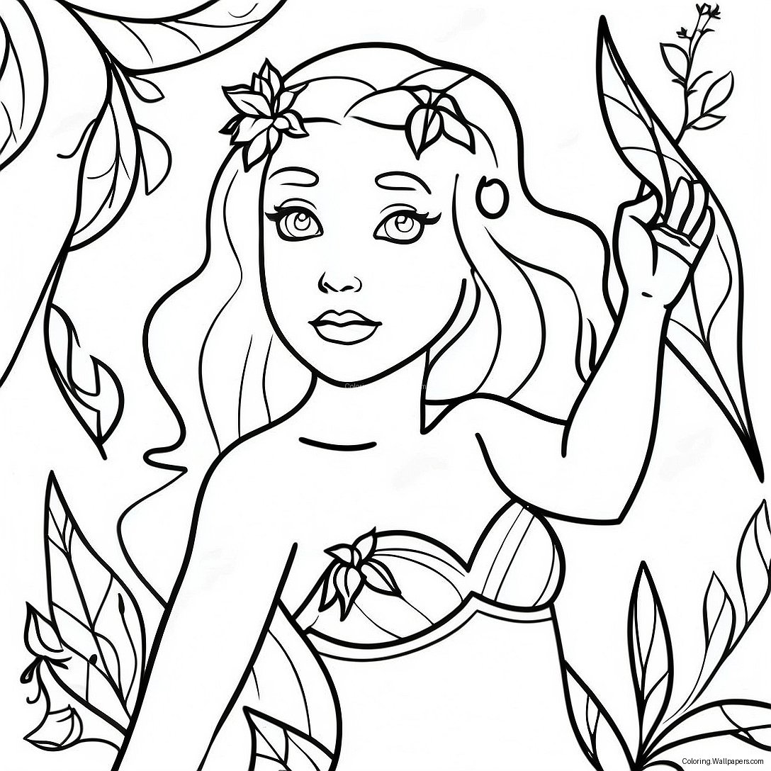 Poison Ivy Coloring Page 26944