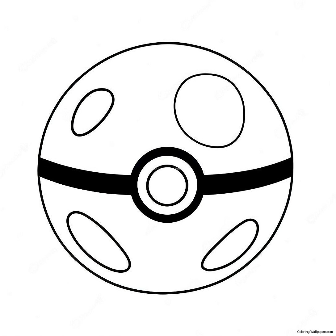 Pokeball Ausmalbild 3357