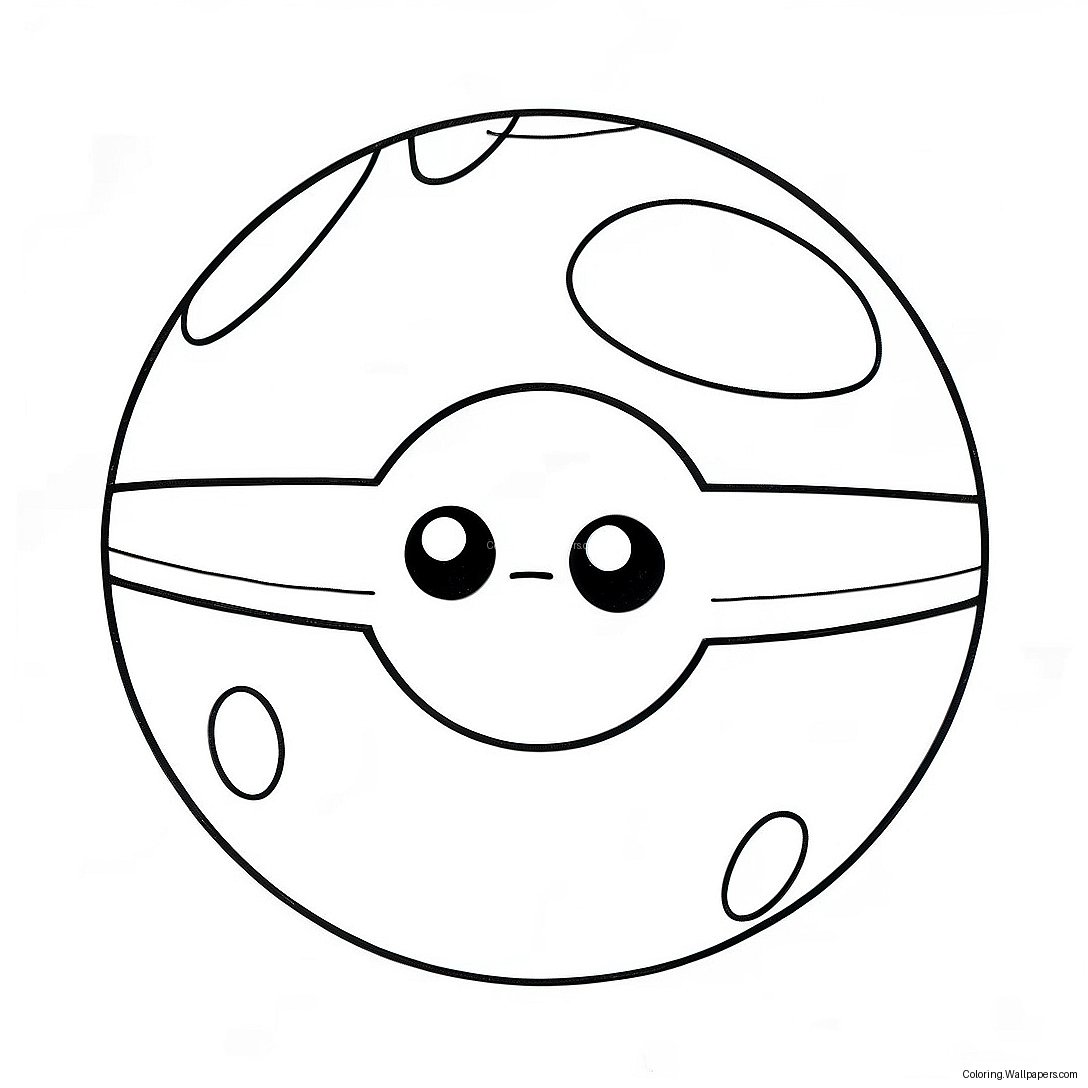 Pokeball Boyama Sayfası 3359