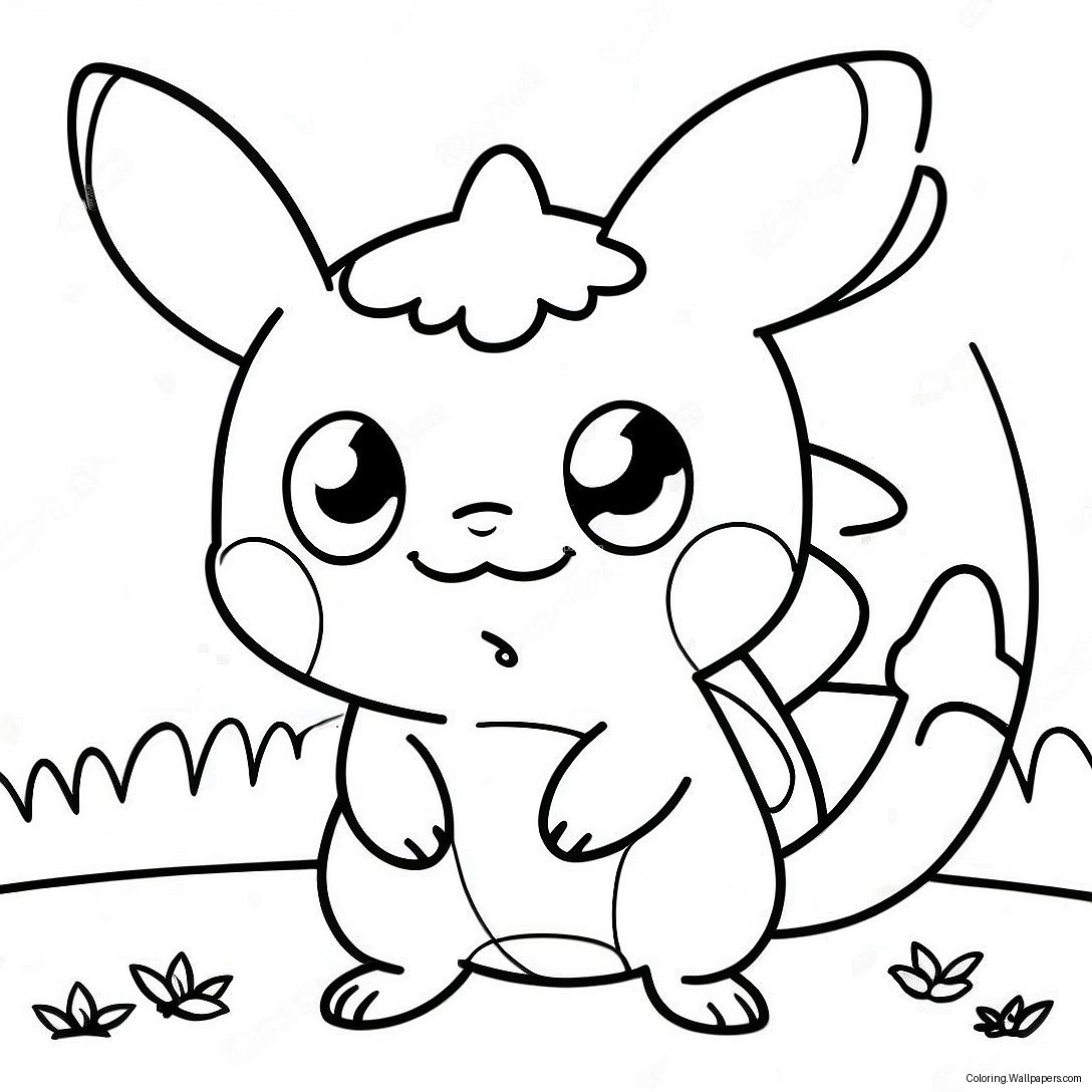 Pokemon Scarlet And Violet Coloring Page 3318