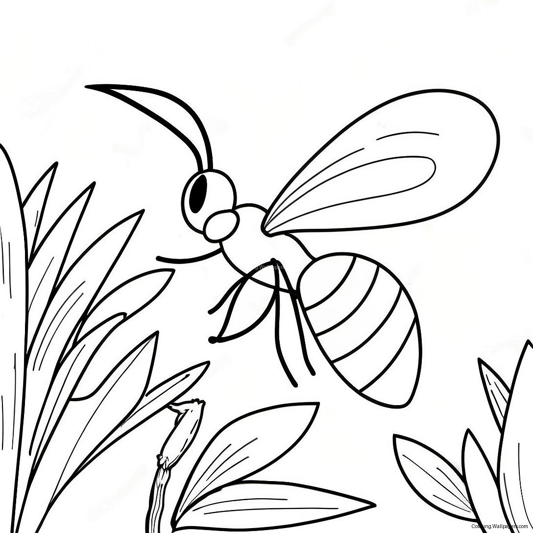 Pollinator Coloring Page 25416