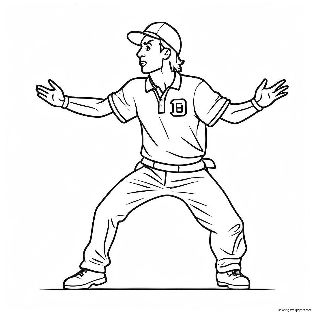 Polo G Performing On Stage Coloring Page 34950