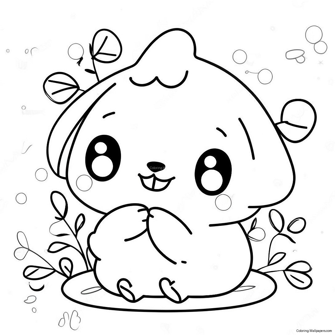 Pompompurin Coloring Page 222