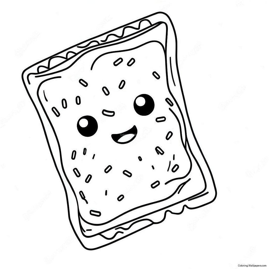 Página Para Colorear De Un Pop Tart 51207