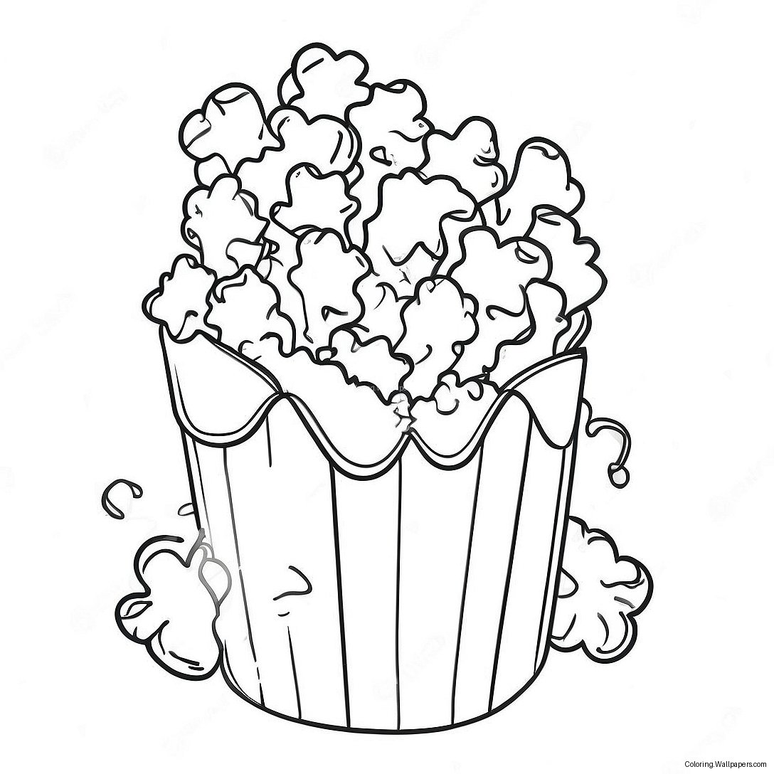 Popcorn Coloring Page 2186