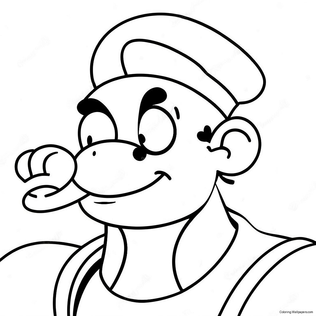 Popeye Coloring Page 24840