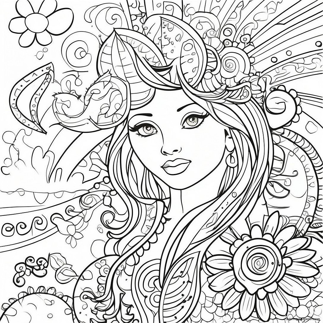 Positive Energy Manifestation Coloring Page 54797