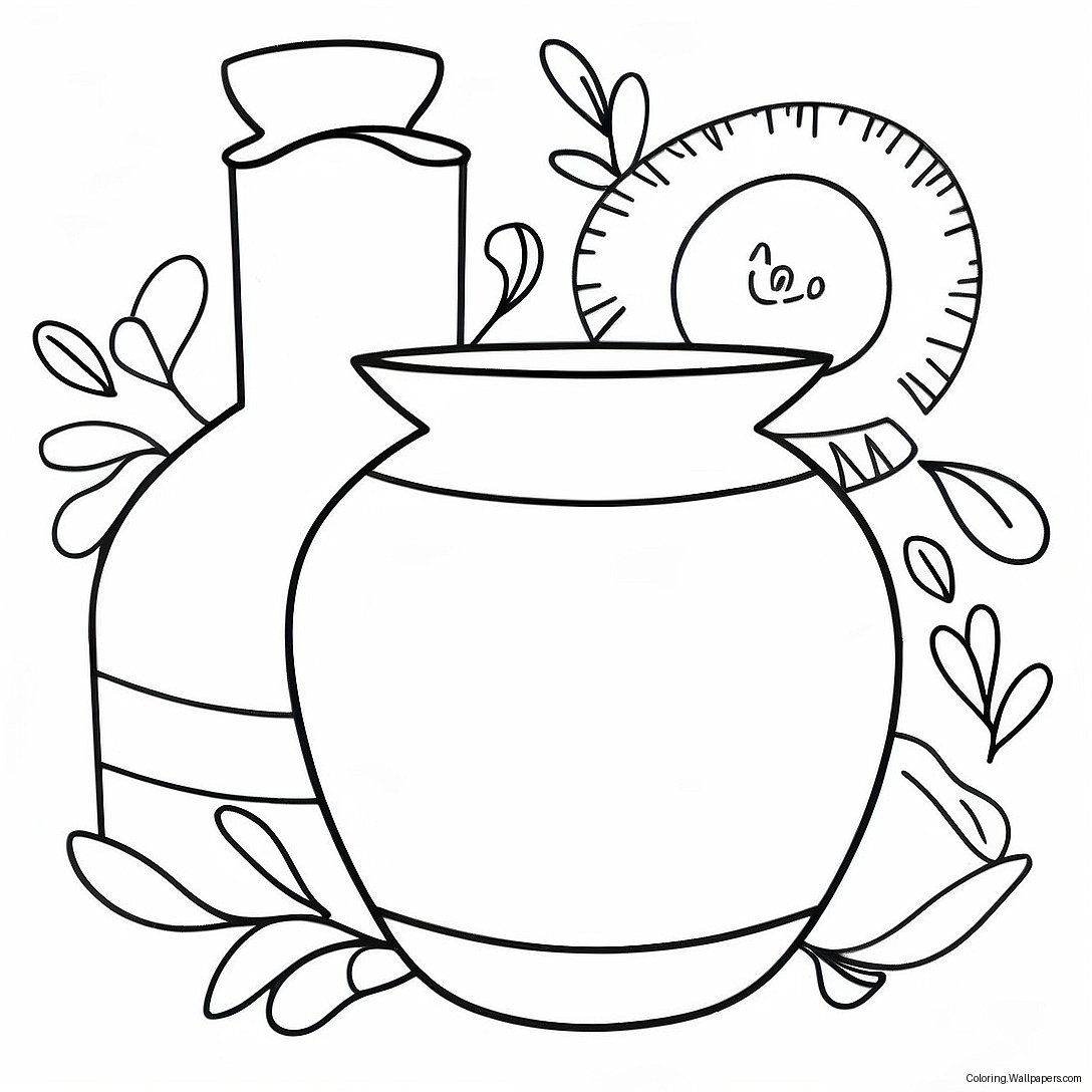 Pottery Coloring Page 24224