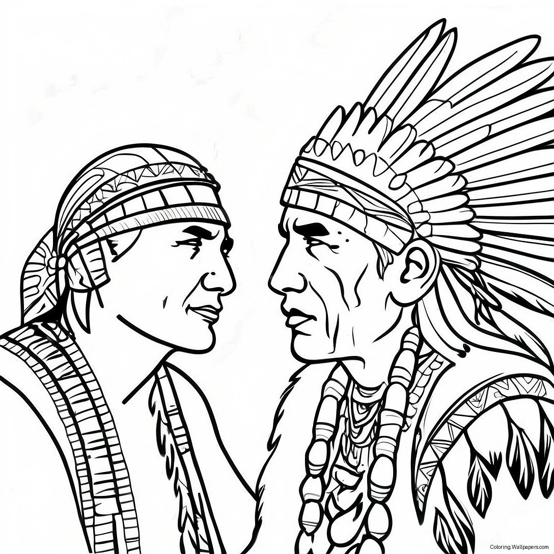 Pow Wow Coloring Page 32469