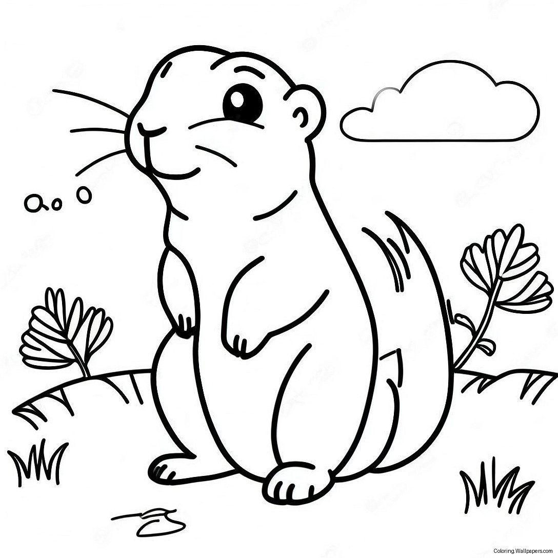 Prairie Dog Coloring Page 38092