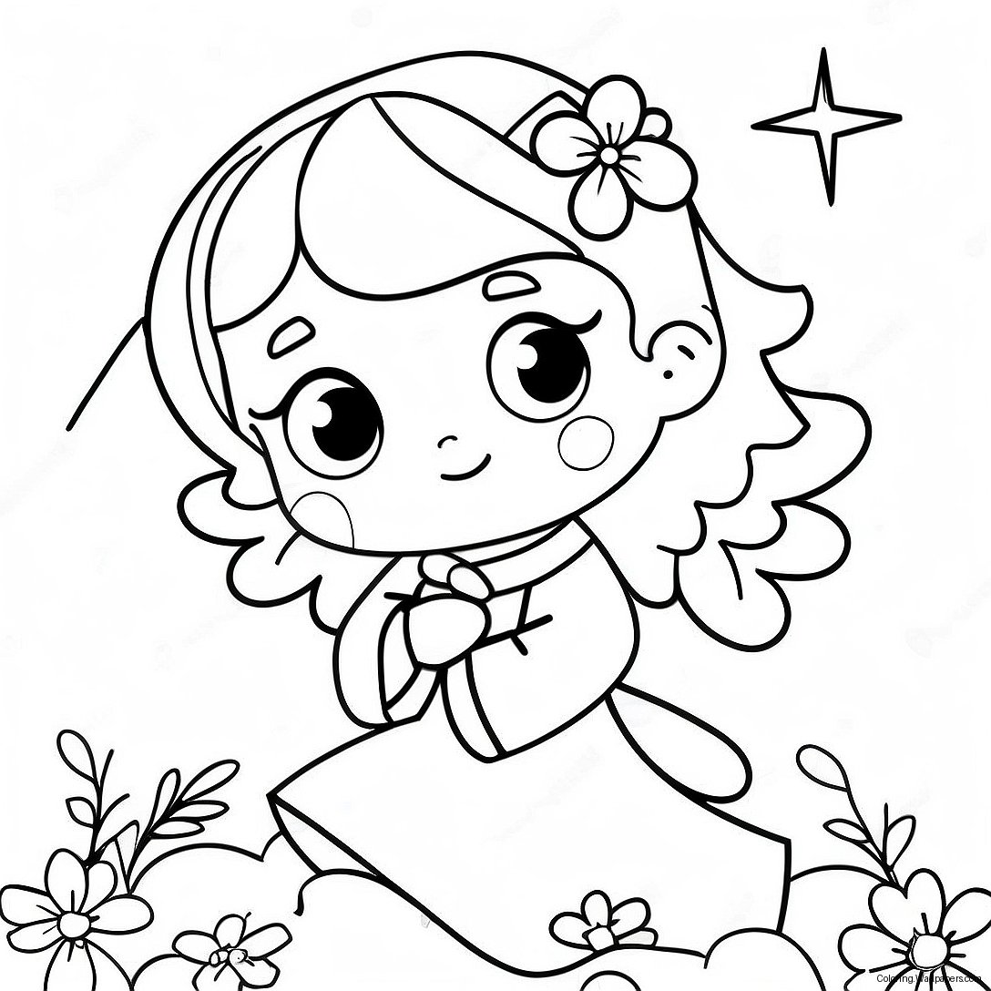 Precious Moments Angel Coloring Page 26323