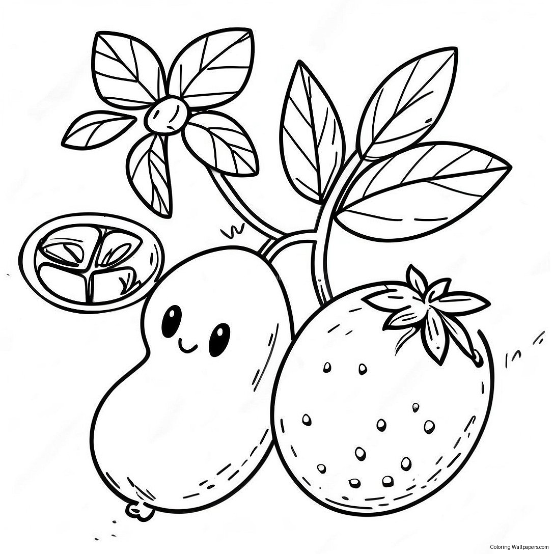 Preschool Seed Coloring Page 55310