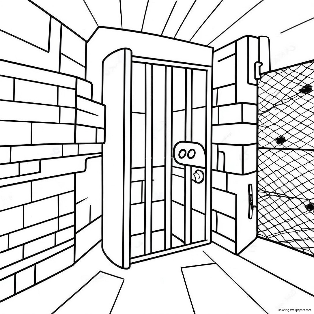 Prison Coloring Page 25271