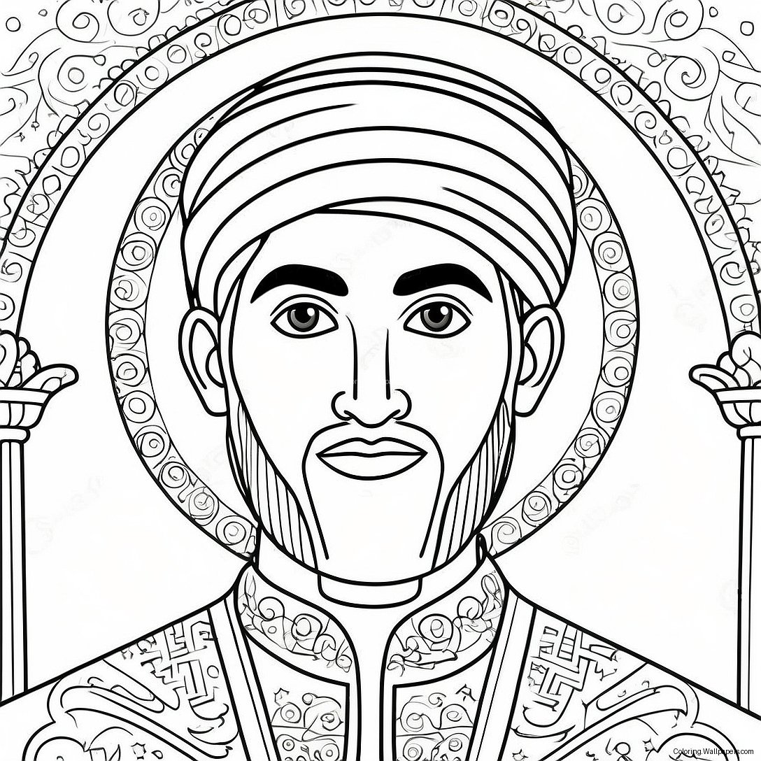 Prophet Muhammad Coloring Page 50304