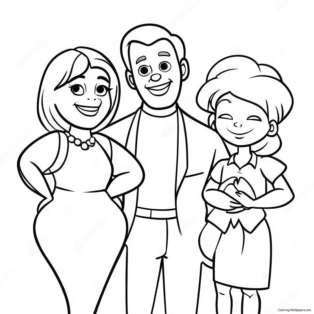 Proud Family Characters Coloring Page 21827