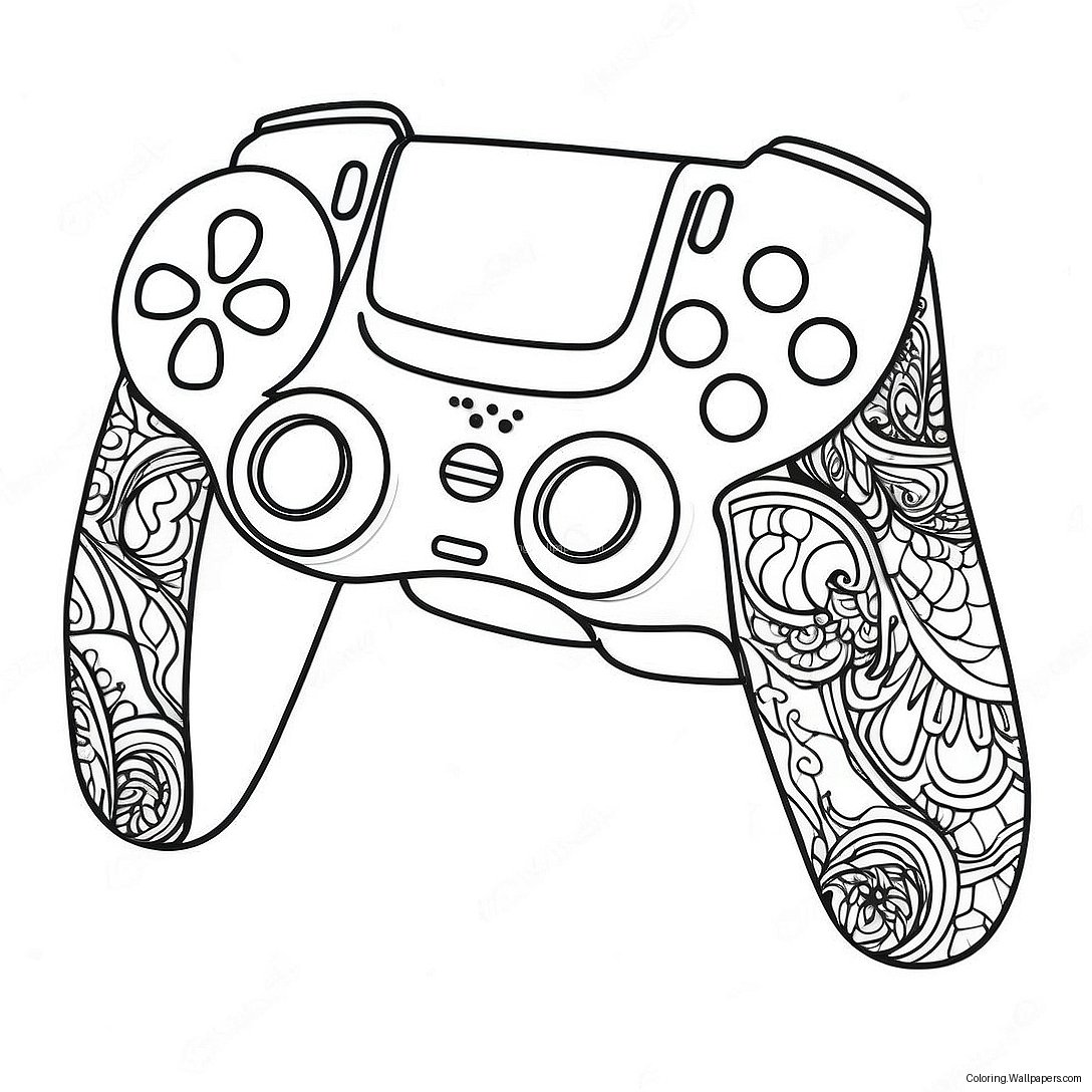 Ps5 Console Coloring Page 6564