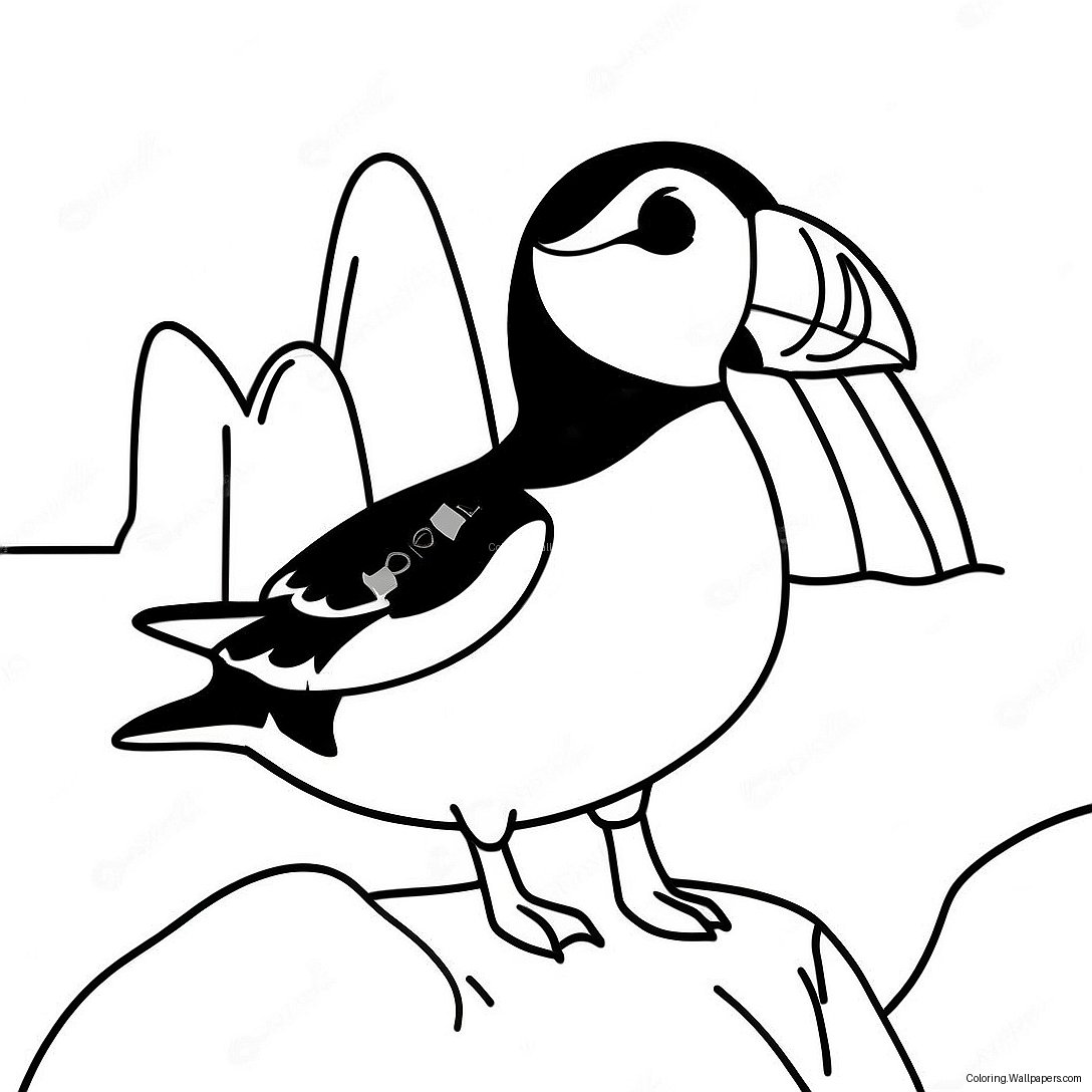 Puffin Rock Coloring Page 13062