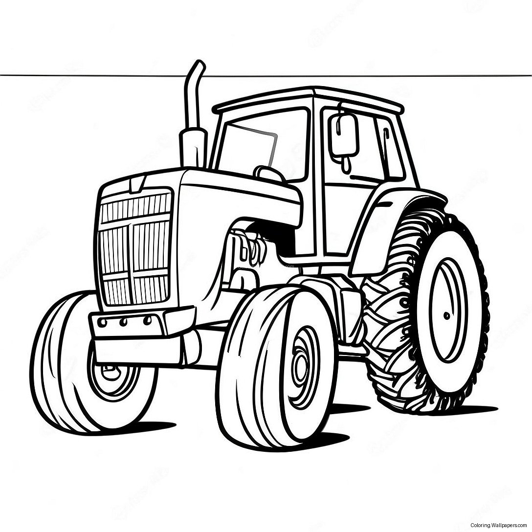 Page À Colorier De Tracteur Tirant 30876