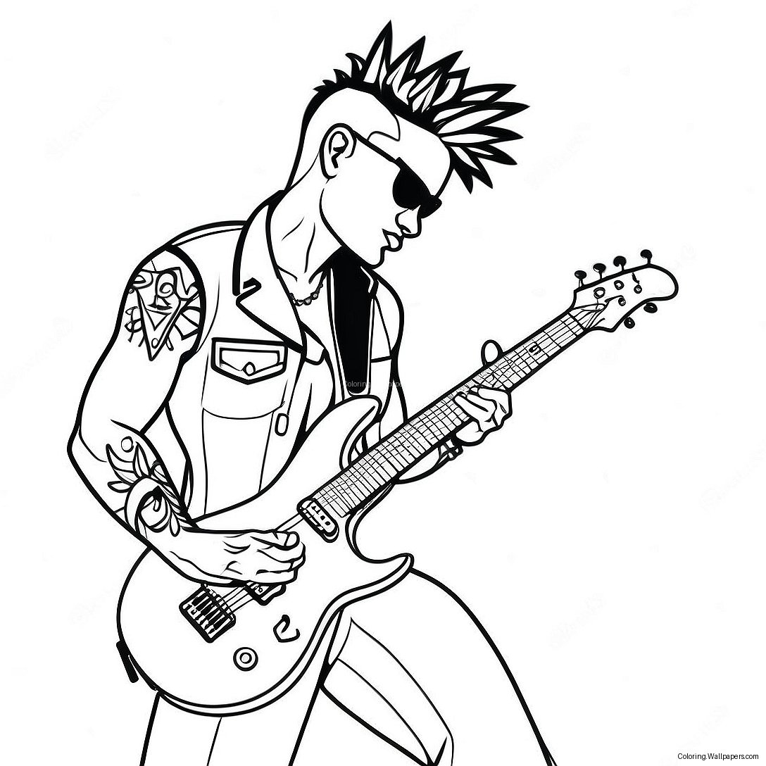 Punk-Rock Kitaristi -Värityssivu 48330