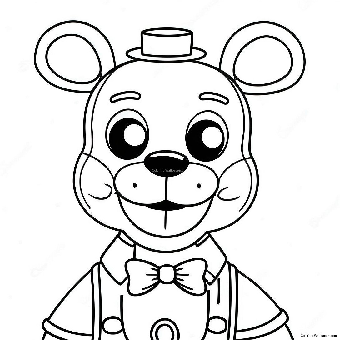 Dukke Fnaf Fargeleggingsark 19582