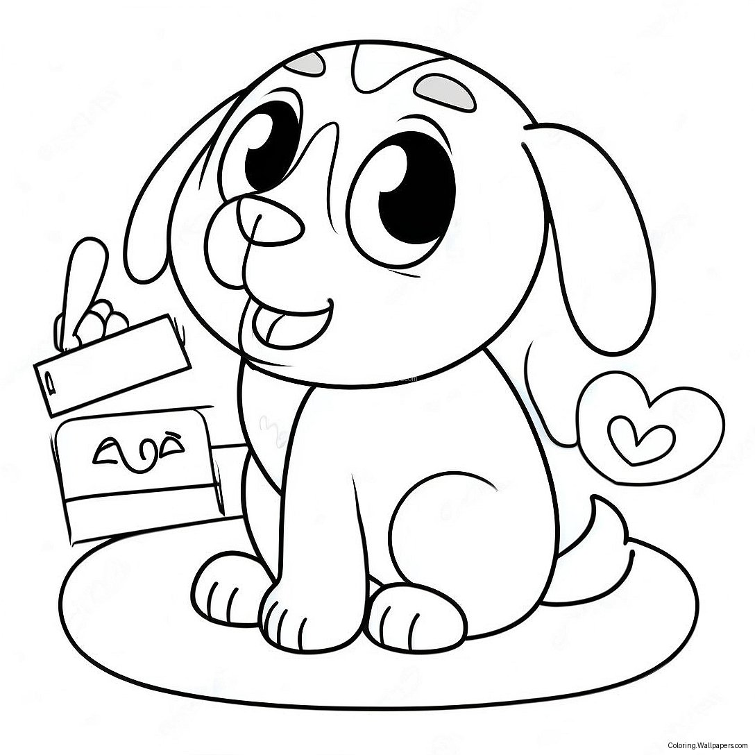 Page À Colorier De Puppy Dog Pals 3464