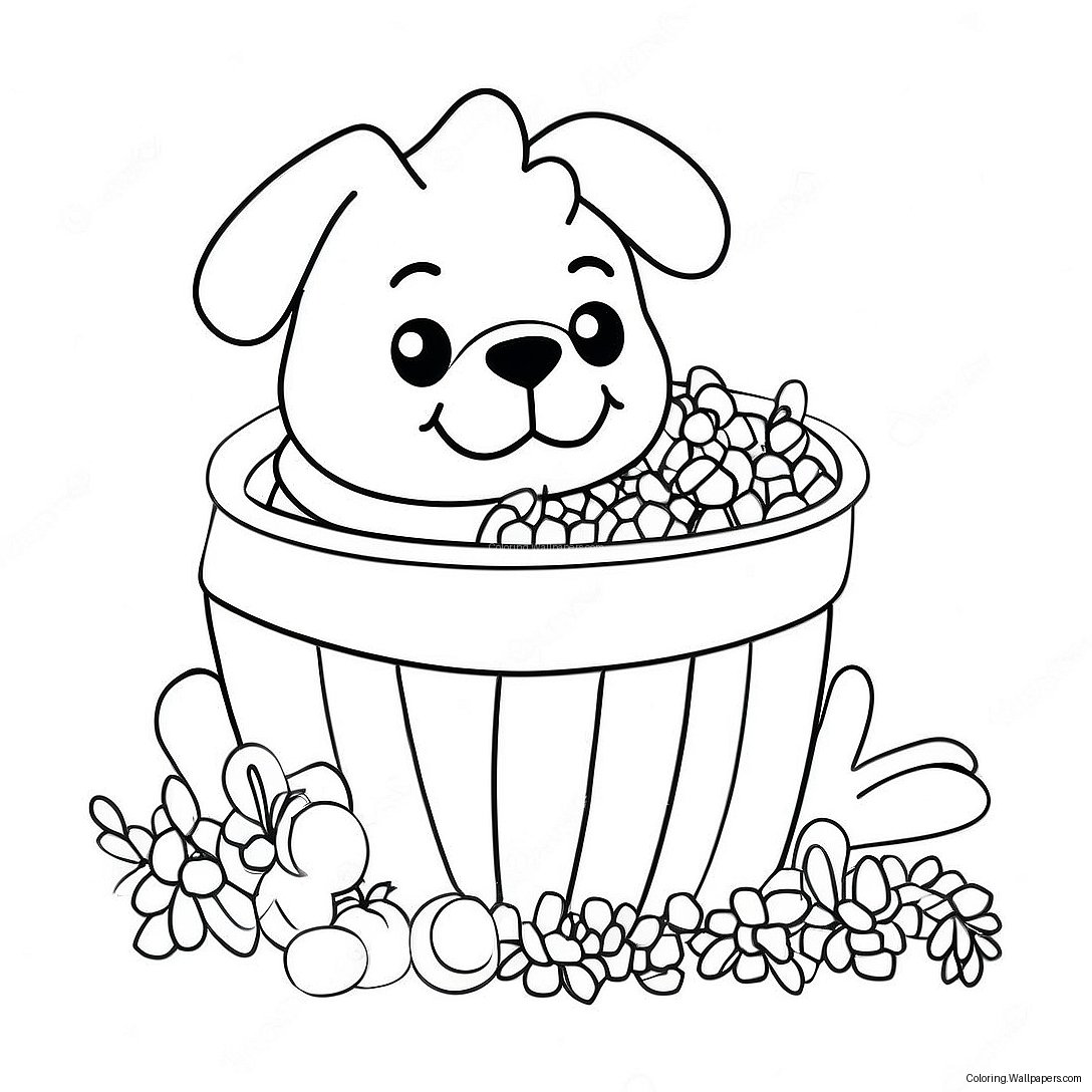 Puppycorn Boyama Sayfası 15931