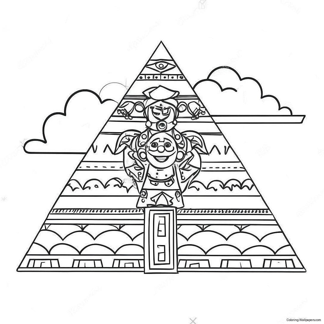 Pyramid Coloring Page 39932