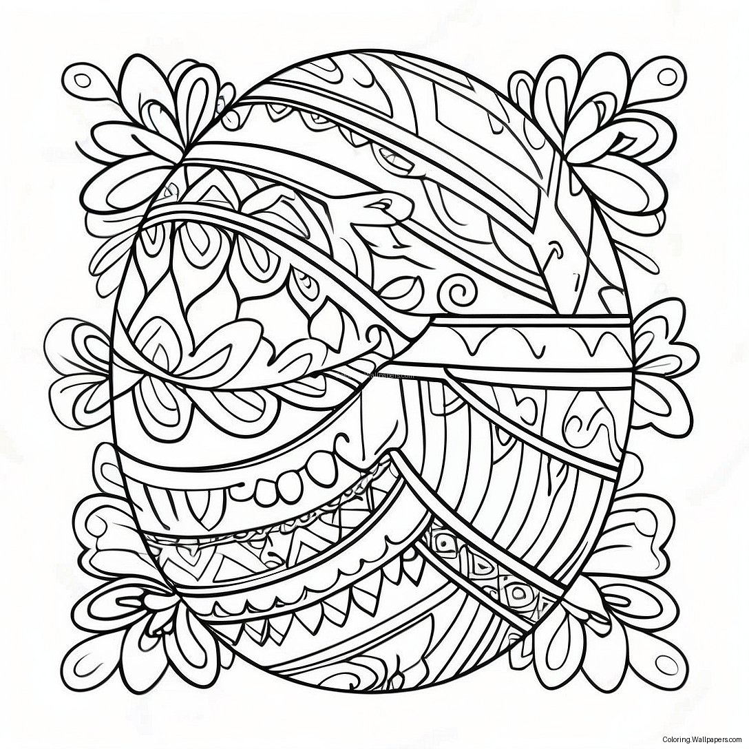 Página Para Colorear De Huevo Pysanky 54526