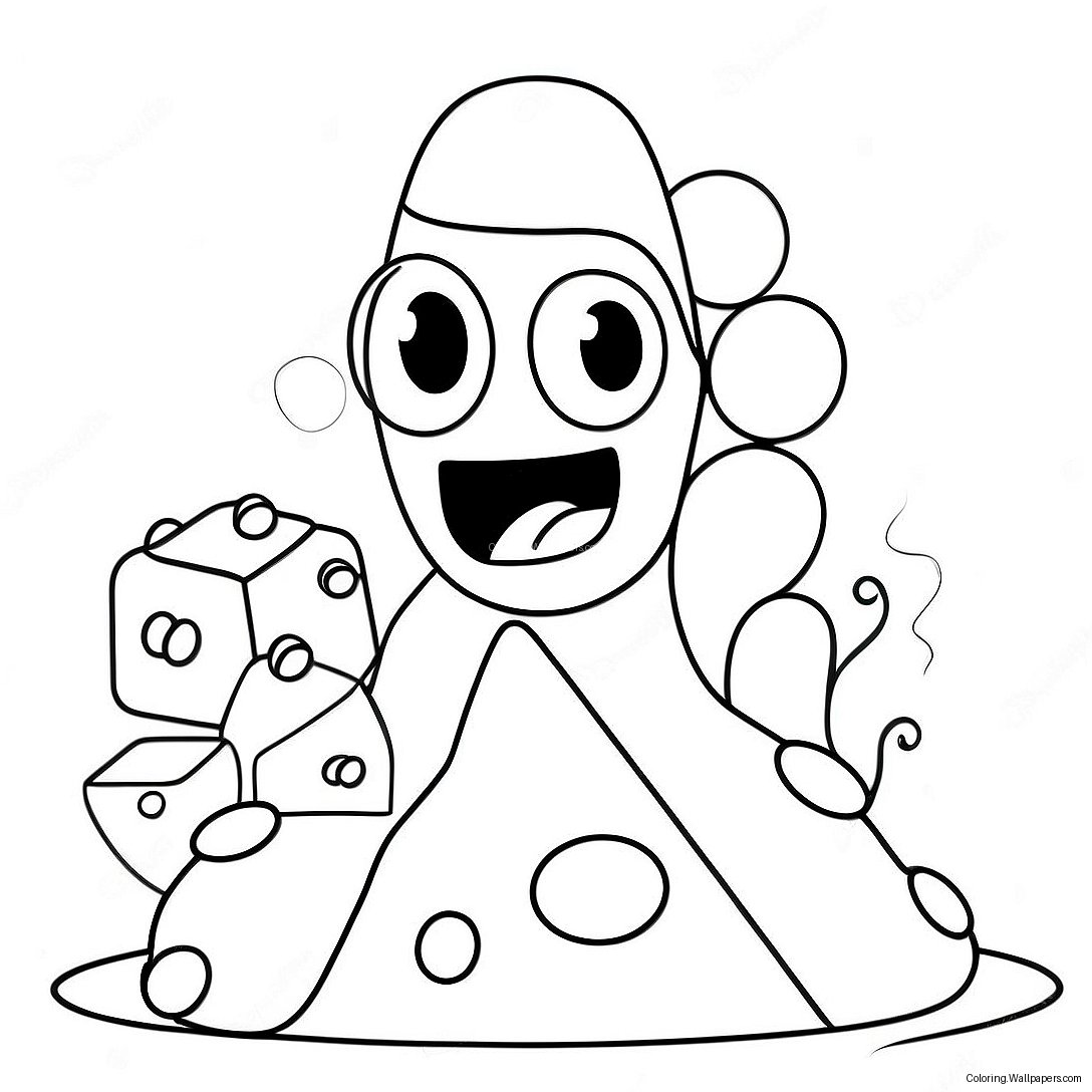 Q*bert Coloring Page 53748