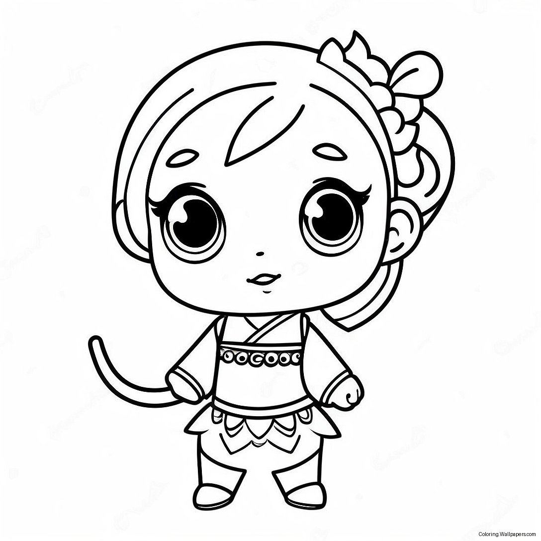 Qiqi Chibi Boyama Sayfası 58229