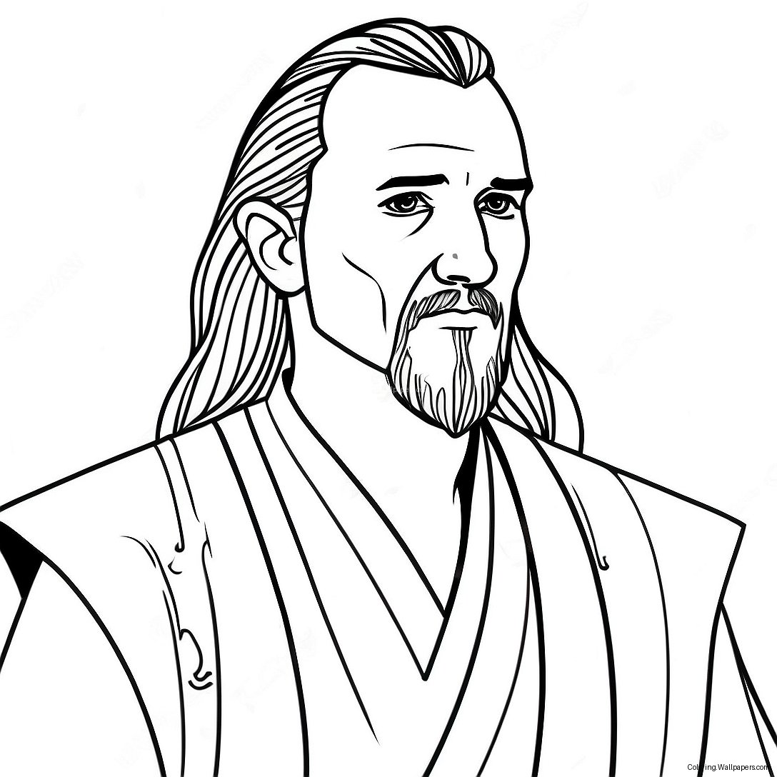 Qui Gon Jinn - Kolorowanka 55598