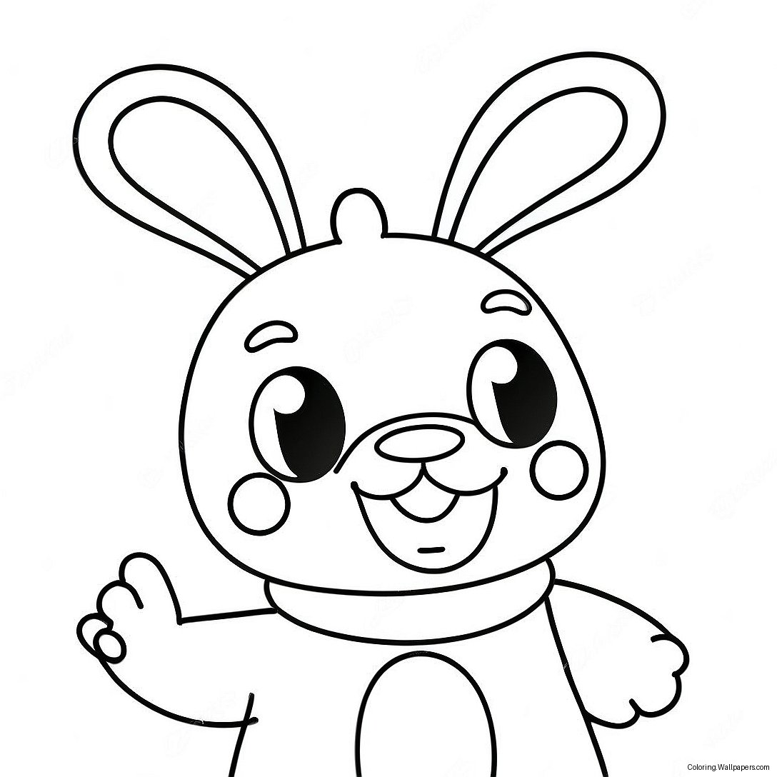 Rabbids Ausmalbild 49254