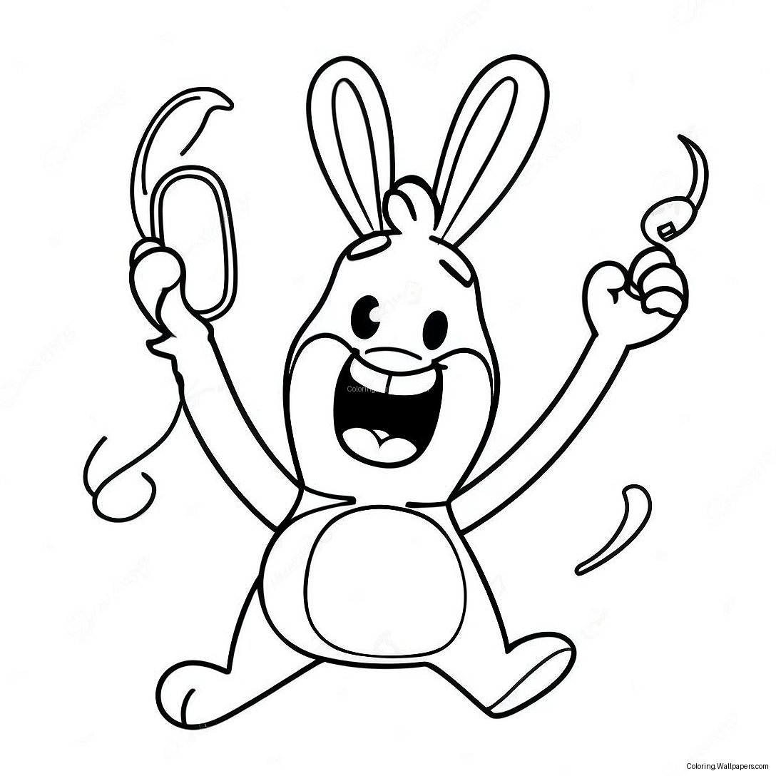 Pagina Da Colorare Rabbids 49255