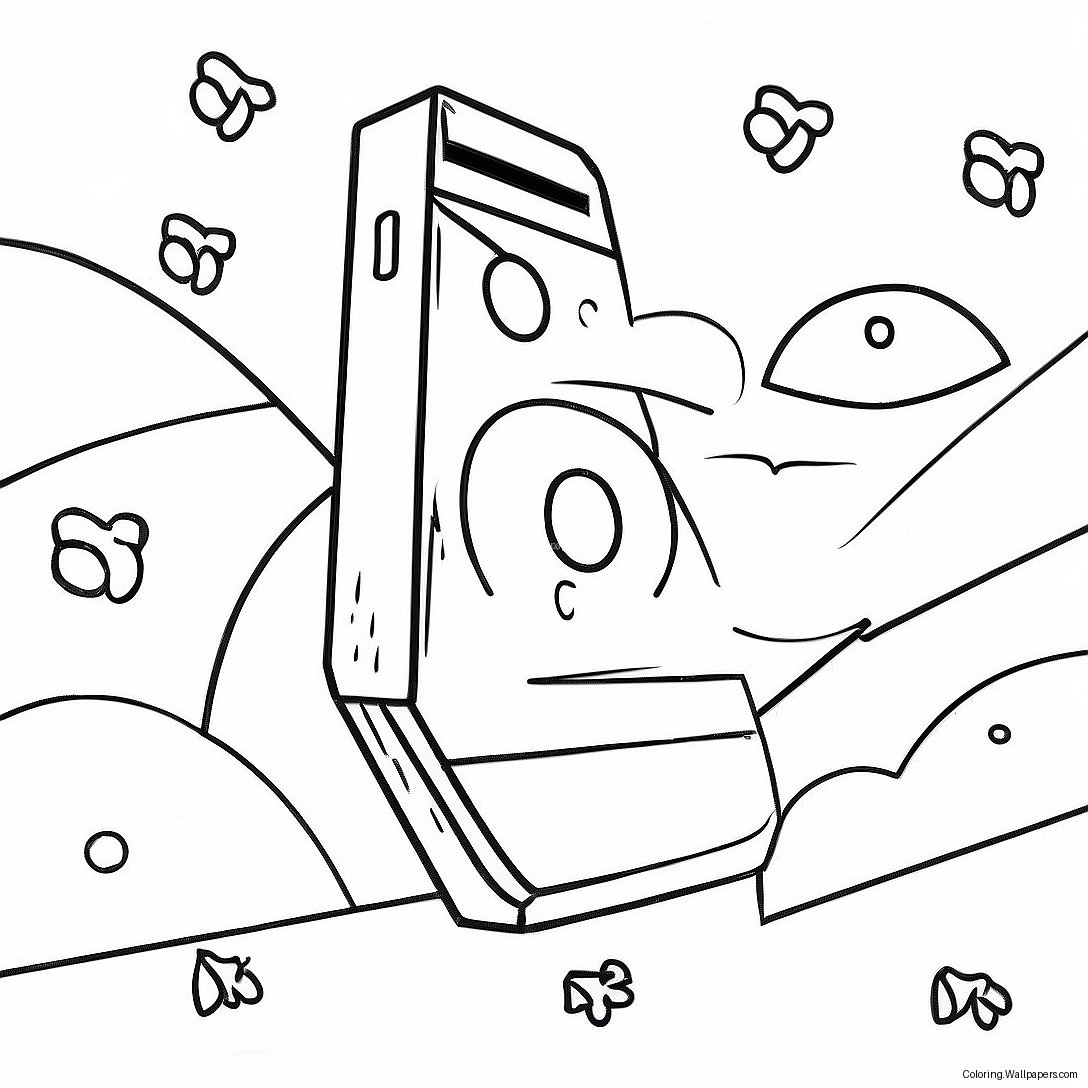 Rad 90s Nostalgia Coloring Page 7820