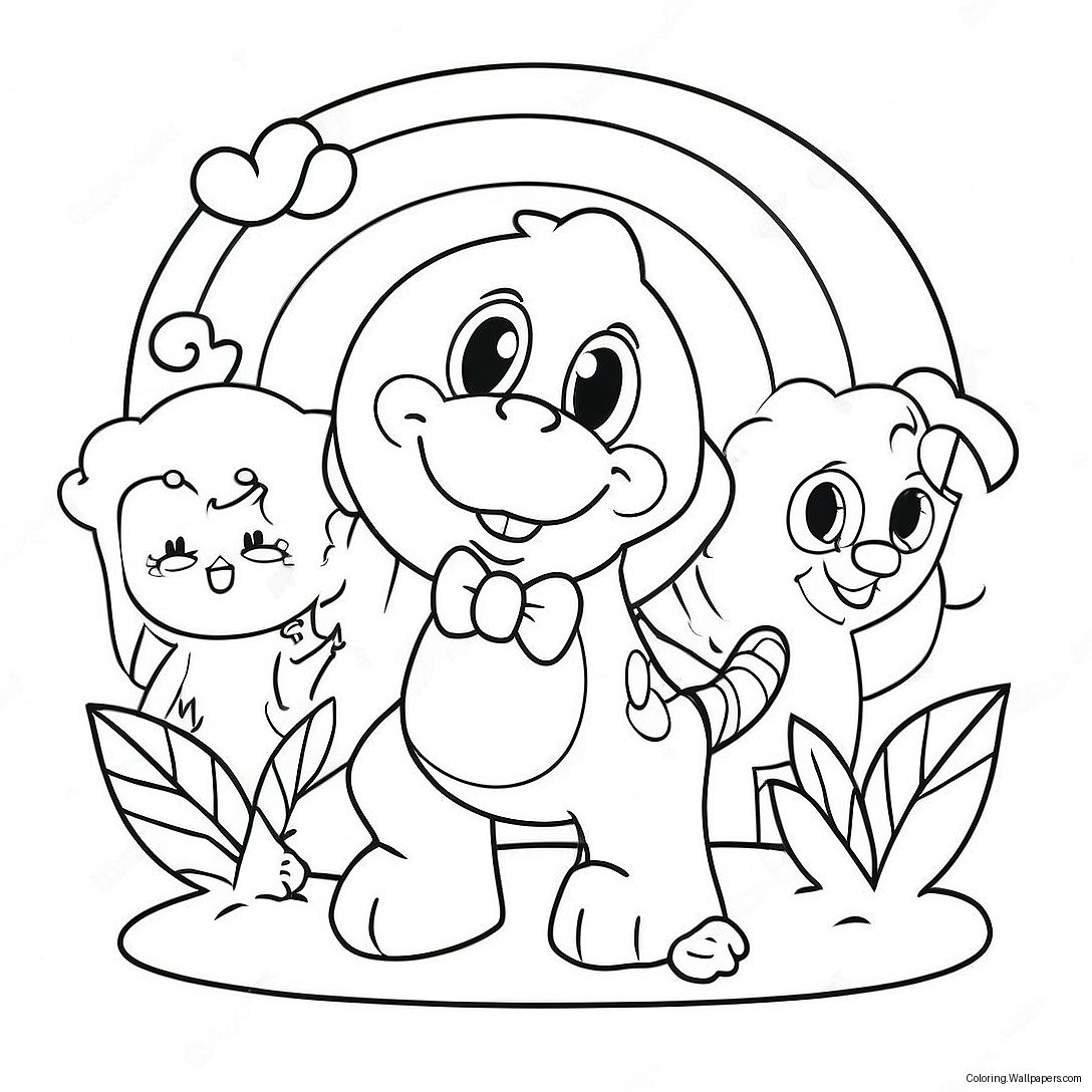 Rainbow Friends Red Character Coloring Page 12493