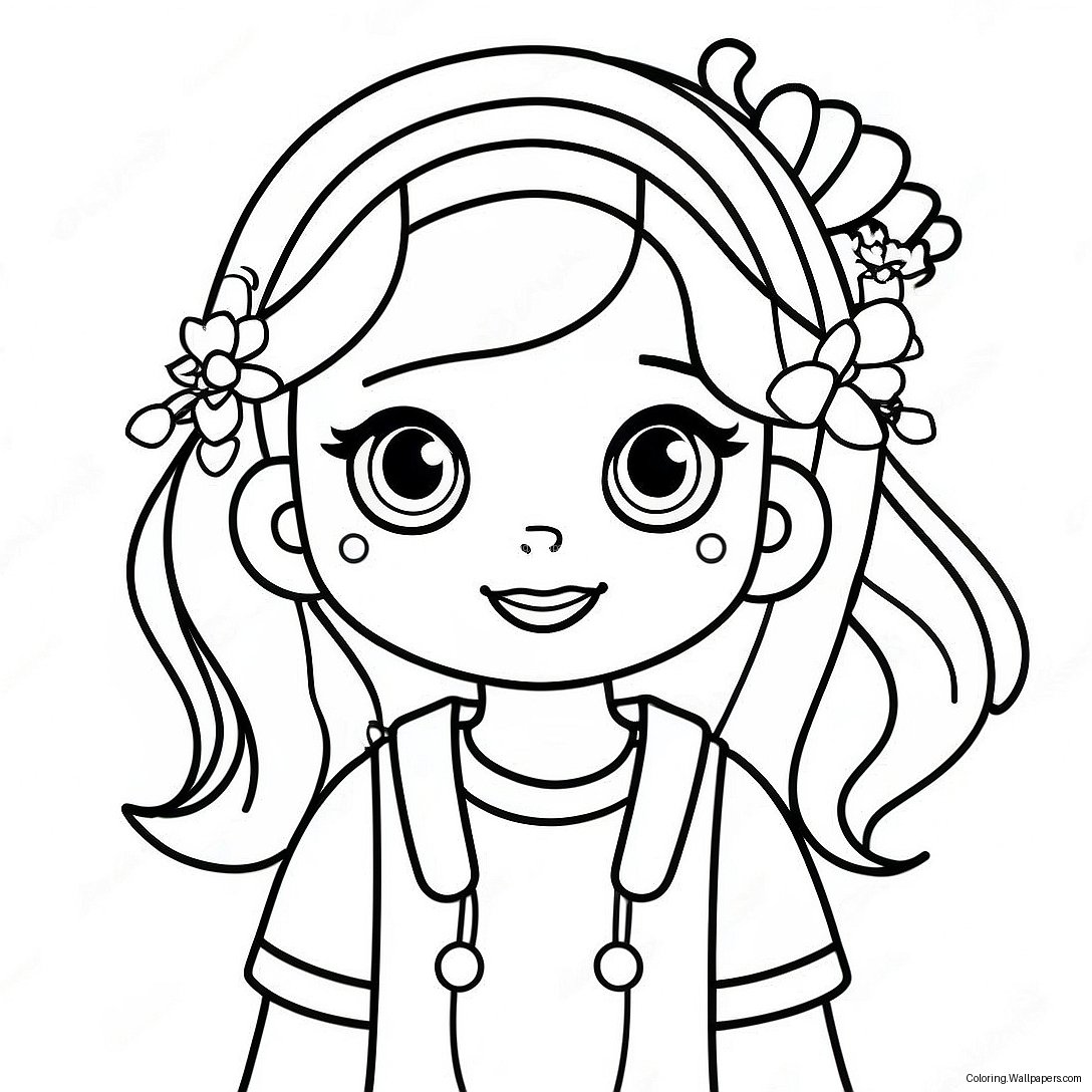 Rainbow High Ruby Character Coloring Page 24968