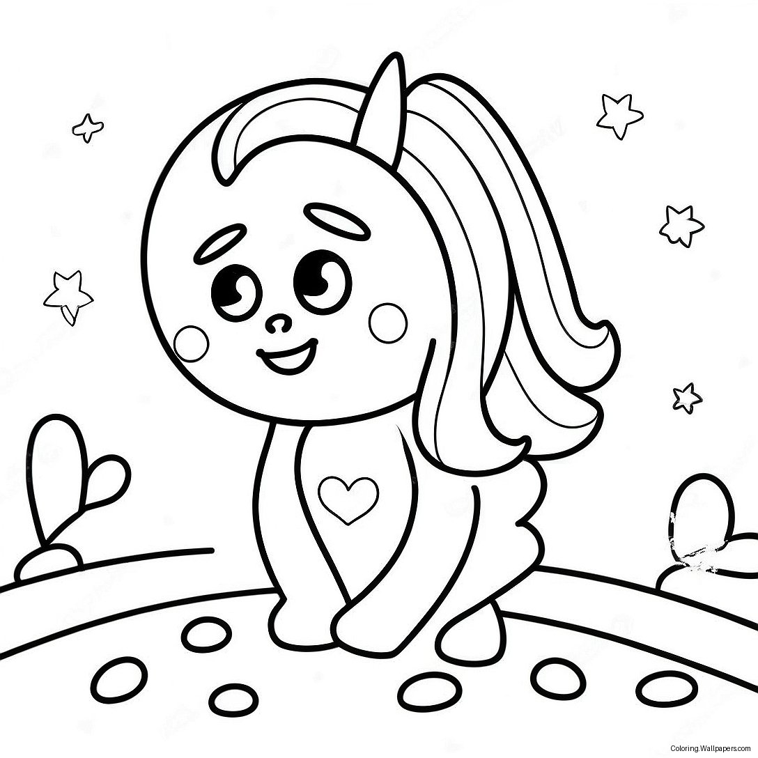 Rainbow Rocks Coloring Page 43812