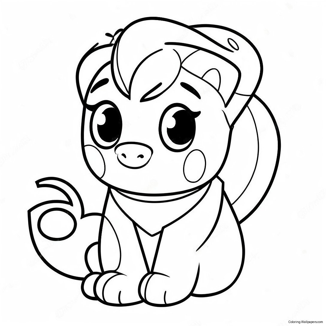 Rainbow Ruby Coloring Page 42782