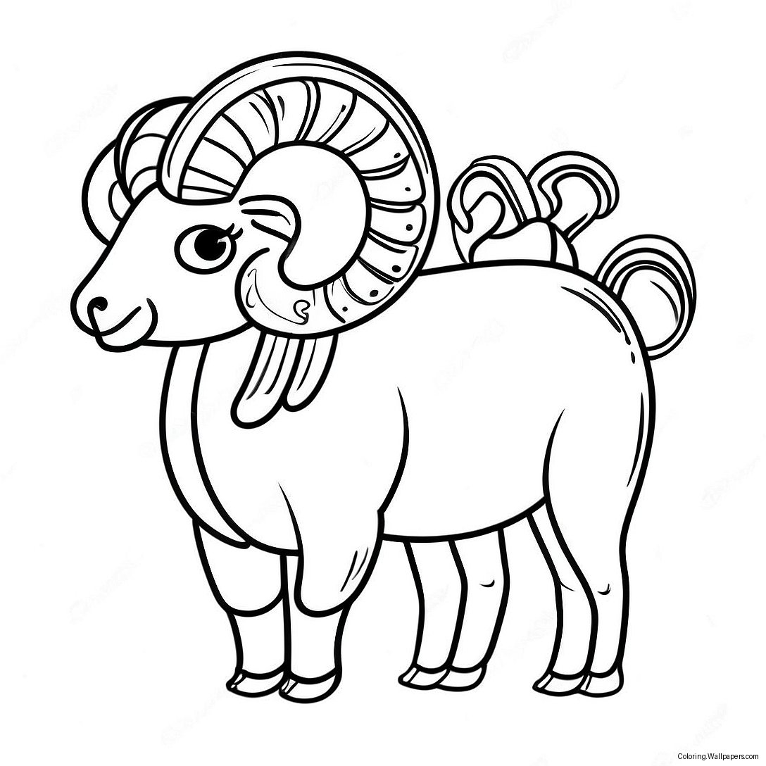 Ram Coloring Page 51850