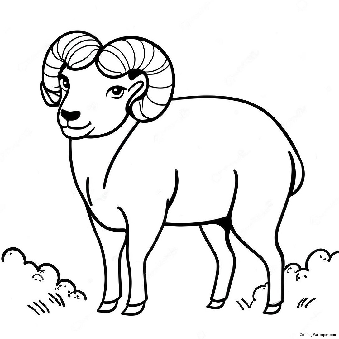 Ram Coloring Page 51851