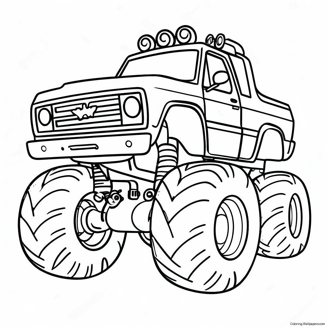 Kolorowanka Monster Truck Rampage 36447