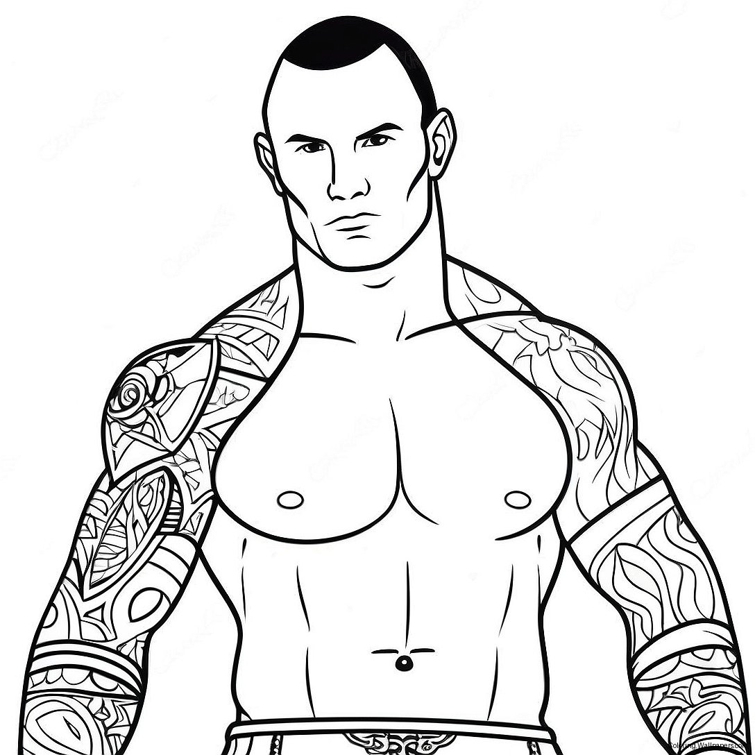 Randy Orton Wwe Kleurplaat 30808