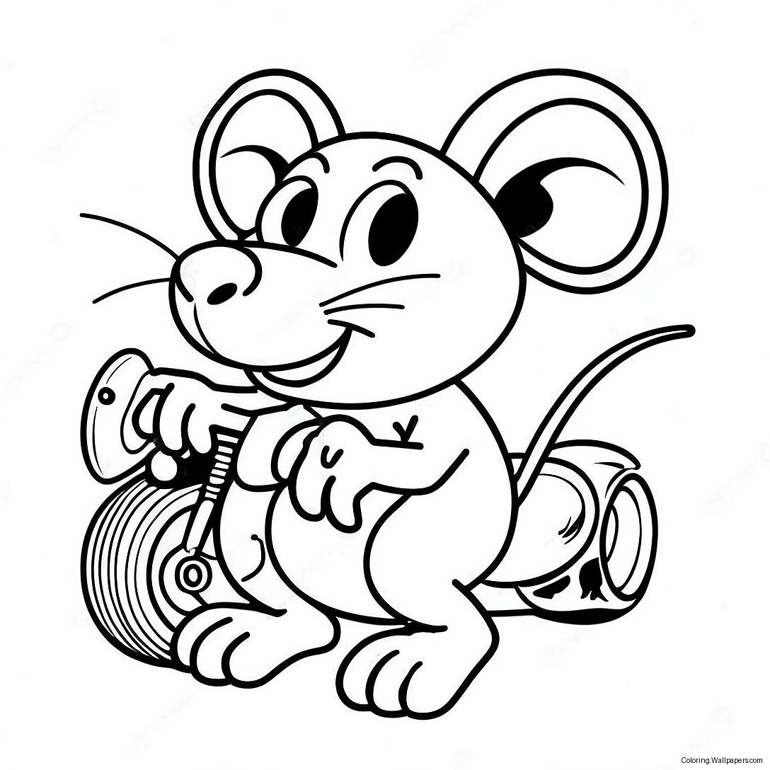 Rat Fink Coloring Page (41903-33110)