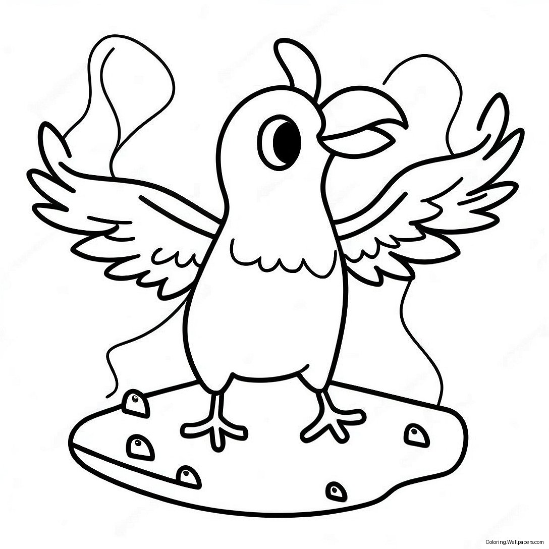 Raven Casting Spells Coloring Page 298