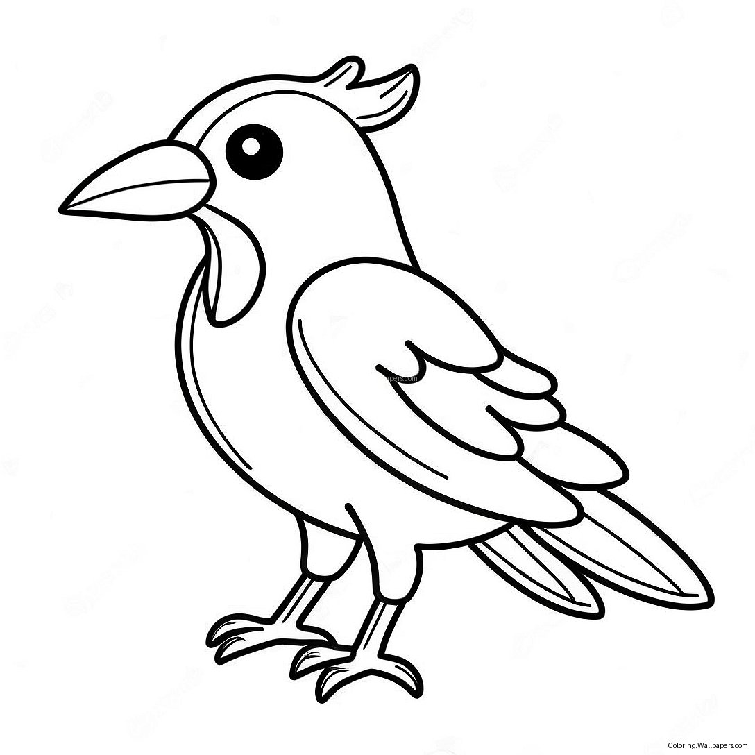 Raven Fortnite Coloring Page 47106